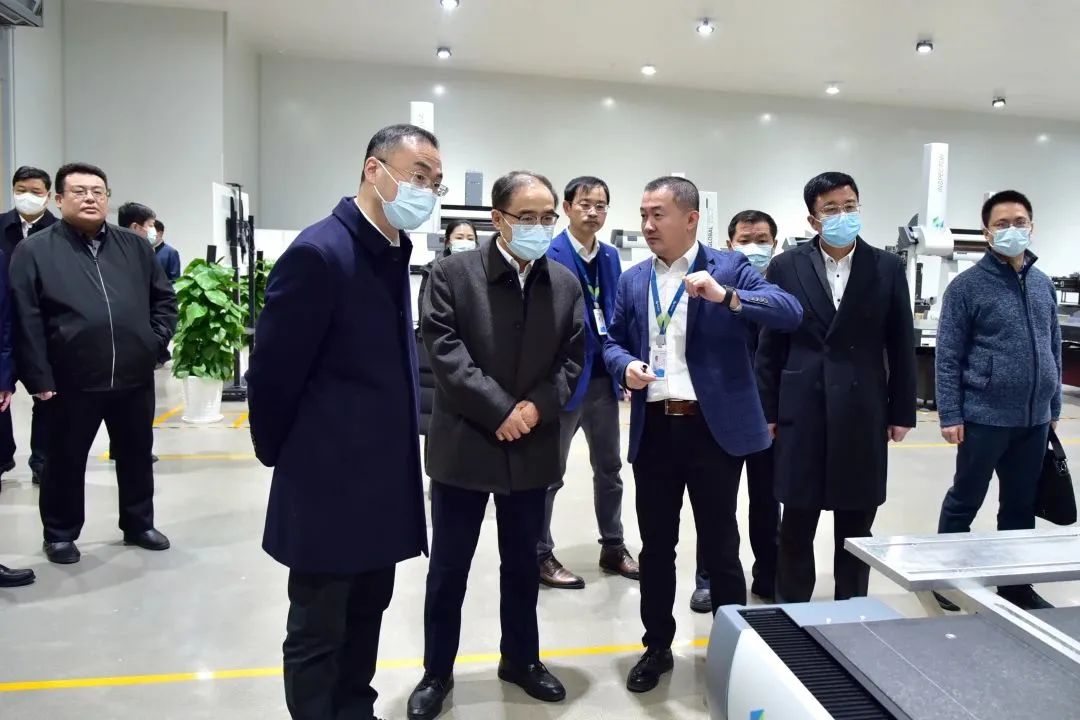 國家統(tǒng)計局副局長藺濤蒞臨?？怂箍抵腔郛a業(yè)園調研(圖2)